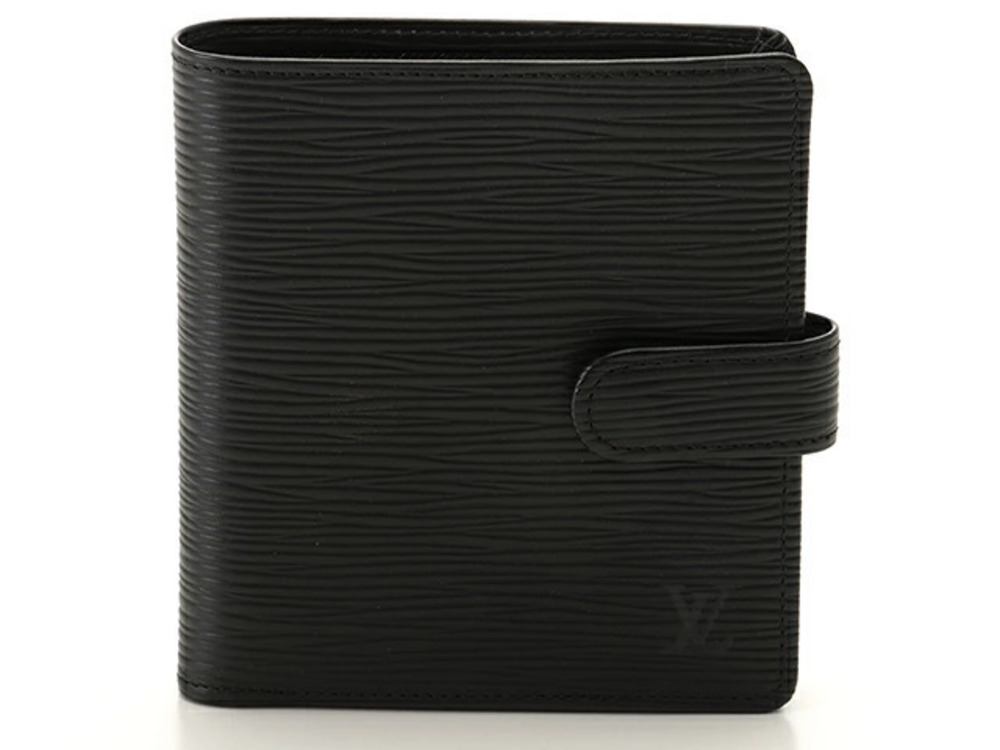Louis Vuitton Epi Portefeuille Compact Noir Black